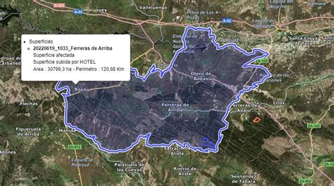 La Superficie Quemada En La Sierra De La Culebra Equivale A La De Las