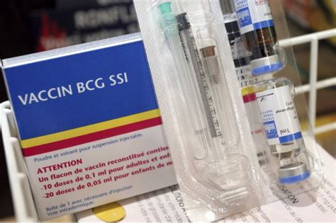 Vaccin Contre La Tuberculose Le Bcg Est En Rupture De Stock Mais Des