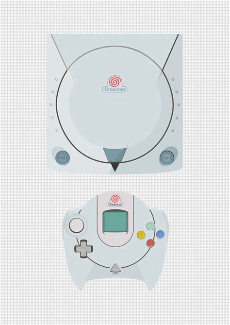 Sega Dreamcast Computer Poster Retro Digital Art Poster Etsy