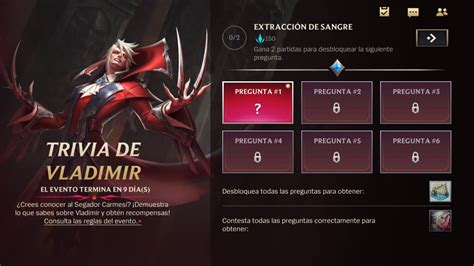 Todas Las Respuestas De La Trivia De Vladimir Nuevo Evento En Wild