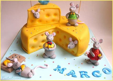 Dettaglio Topini Close Up Mice Fondant Cakes Cake Crazy Cakes