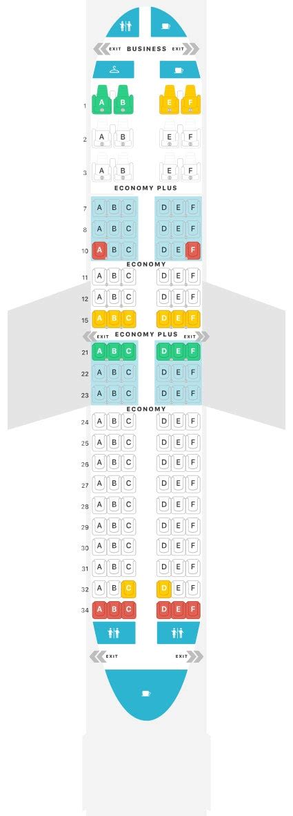 United Seat Map Airportix