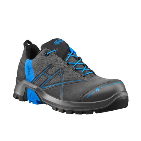 Haix Connexis Safety Gtx Mid Grey Blue S Connexis Boots With