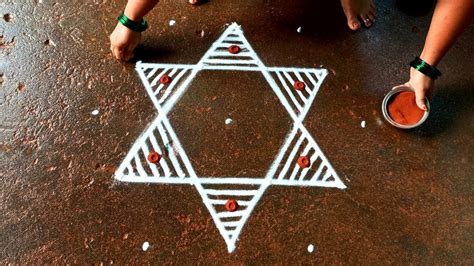 Margazhi Madham Star Padi Kolam Dhanurmasam Muggulu New Year