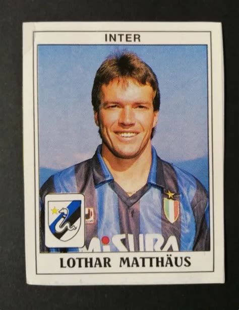 Sticker Lothar Matthaus 165 Calciatori Panini 198990 Inter Da