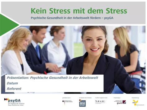 PPT Präsentation Psychische Gesundheit in der Arbeitswelt Datum