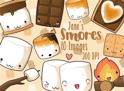 Smores Clipart Free Black And White Images