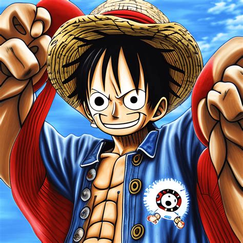 Luffy In One Piece Hyper Realistic Graphic Creative Fabrica