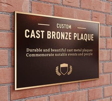 Bronze Plaques - Customize Your Bronze Plaque | Woodland Manufacturing