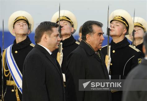 Tajik President Emomali Rakhmon Arrives In Moscow Sputnik Mediabank