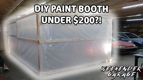 Building A Paint Booth In 10 Minutes YouTube