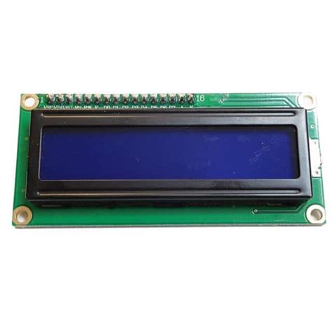 Lcd 1602 2x16 Blue White Universal Solder Electronics Ltd