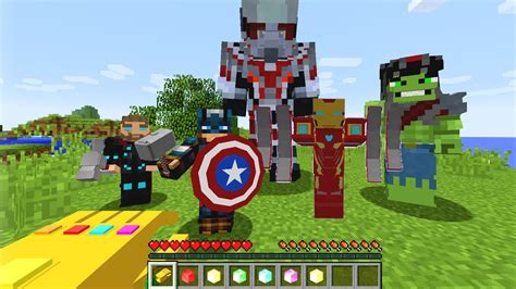 Mod Novo Dos Vingadores Ultimato No Minecraft Novas J Ias