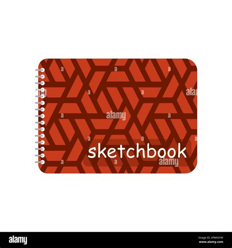 Modern Sketchbook On White Background Stock Vector Image Art Alamy