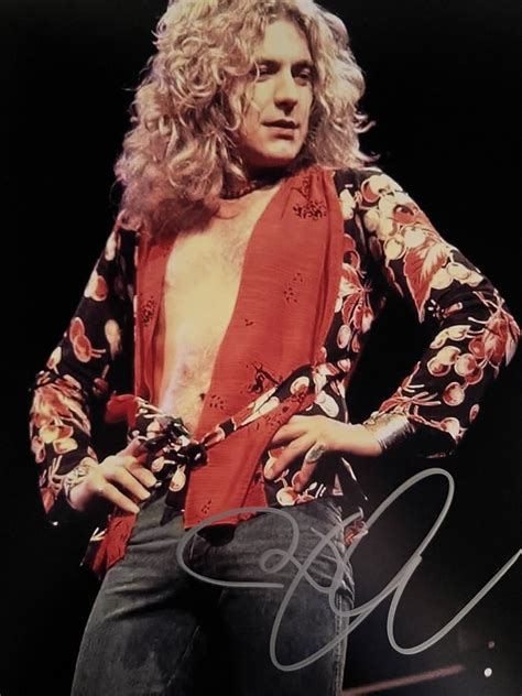 Led Zeppelin Robert Plant Signed Photo EstateSales Org