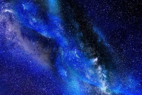 Blue Night Sky with Stars. Night Sky Wallpapers Stock Illustration ...