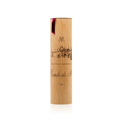 Etui En Bois Pour 1 Bouteille De Vin Comte De M 75cl