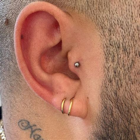 Piercing Na Orelha Masculino Modelos Incr Veis Quartosete