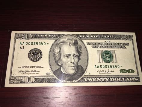 Series 1996 20 Dollar Bill