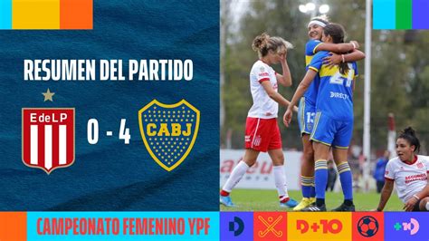 Estudiantes LP 0 4 Boca RESUMEN Fecha 9 Campeonato Femenino YPF