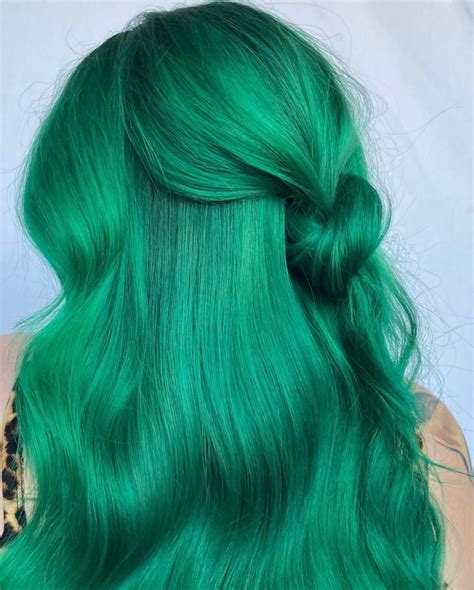 Emerald Green Hair -Yeah... The Grass Is Greener On This Side!