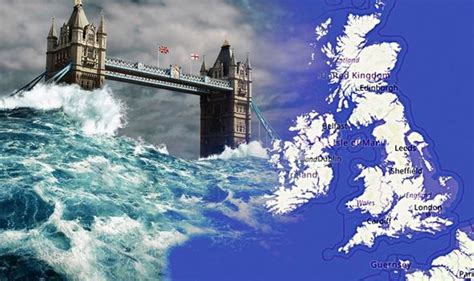 Sea level RISE: How much of the UK will be under water as sea levels ...