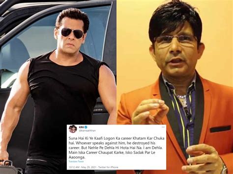 Isko Sadak Pe Le Aaunga Krk Attacks Salman Khan Again