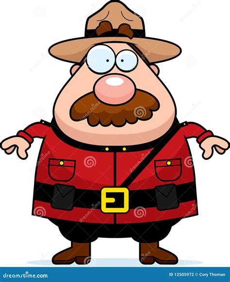 Canadian Mountie Stock Vector Image Of Happy Canadian 12505972