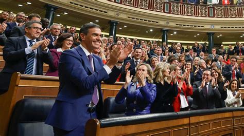 Pedro S Nchez Es Reelegido Como Presidente Del Gobierno De Espa A