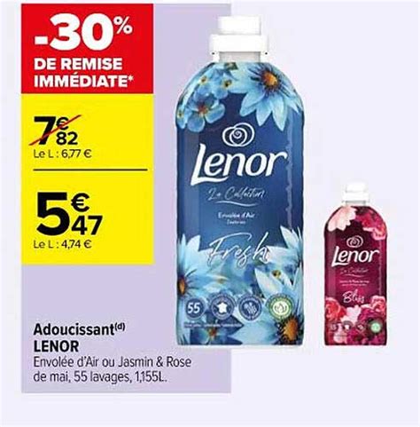 Promo Adoucissant Lenor Chez Carrefour Contact Icatalogue Fr