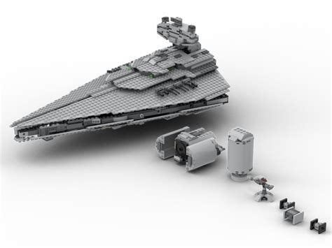 Lego Moc Imperial Star Destroyer 75315 Imperial Light Cruiser Alternate Build By Bricksetideas