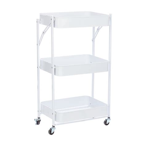 White Storage Cart