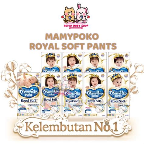 Jual Mamypoko Royal Soft Pants M42 L34 XL30 XXL24 Popok Mamy Poko