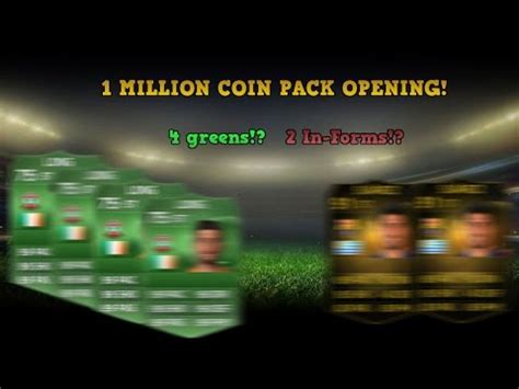 FIFA 15 IOS 1 MILLION COIN PACK OPENING Ft 4 Green S 2 IF S YouTube