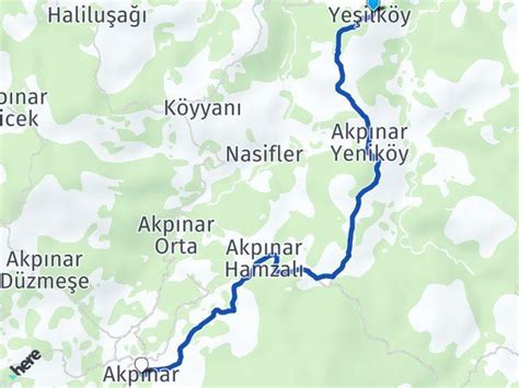 Ordu Akkuş Yeşilköy Akpınar Akkuş Arası Kaç Km Yol Tarifi