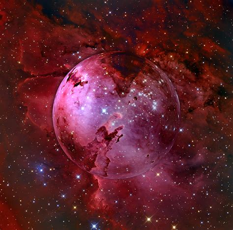 Royalty-Free photo: Red outer space illustration | PickPik