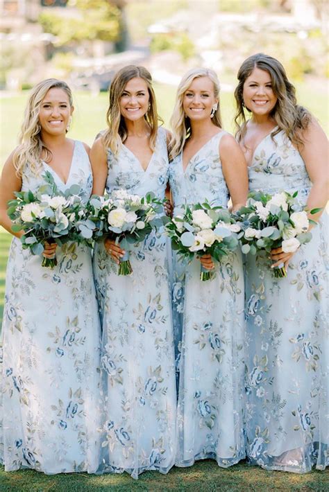 Floral Bridesmaid Dresses 12 Most Beautiful Styles