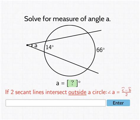 Solve For Measure Of Angle A Brainly In