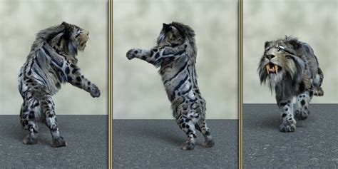 Smilo Poses For Am Smilodon Daz 3d