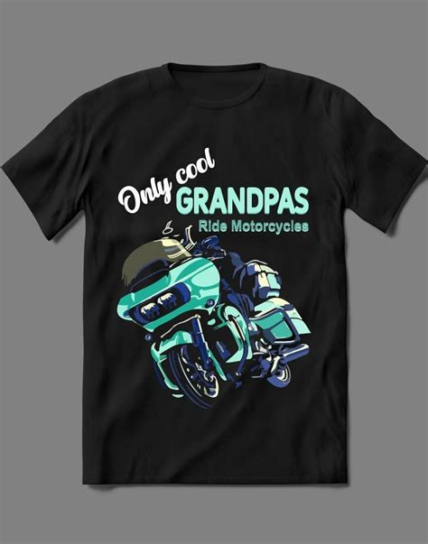 Only Cool Grandpas Ride Motorcycles Shirt Teepital Everyday New