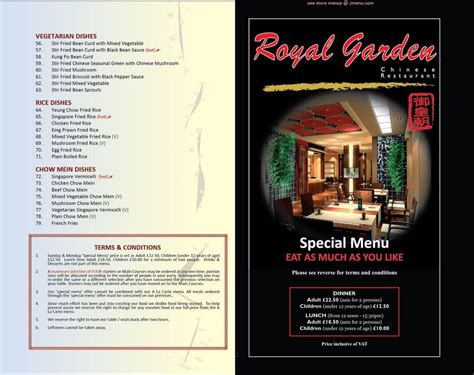 Online Menu Of Royal Garden Chinese Restaurant Restaurant Attleborough