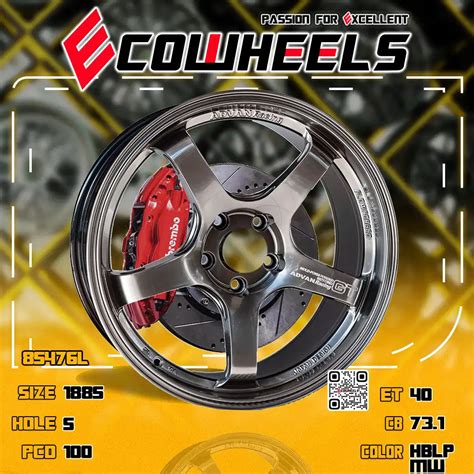 Advan wheels | Racing gt 18 inch 5H100 - Ecowheels