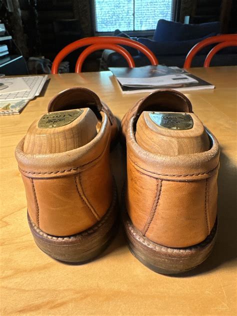 Alden 983 Burnished Tan Penny Loafer Size 8 Gem