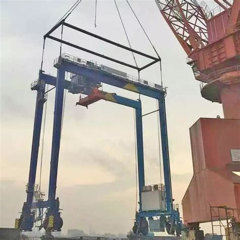 High Quality Rtg Model Ton Ship Yard Double Beam Container Harbour Crane