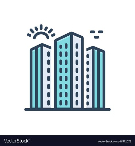 Buildings Royalty Free Vector Image Vectorstock