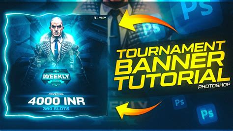 How To Make Tournament POSTER BANNER On Photoshop Vaibhav Editz