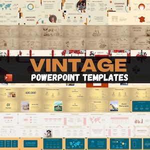 Vintage Powerpoint Templates Bundle Vintage Presentation Template ...