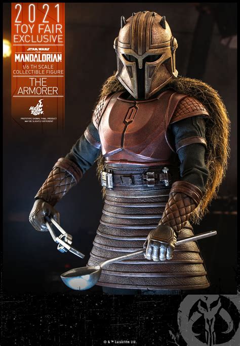 The Mandalorian The Armorer Hot Toys Summer Exclusive Figure Debuts