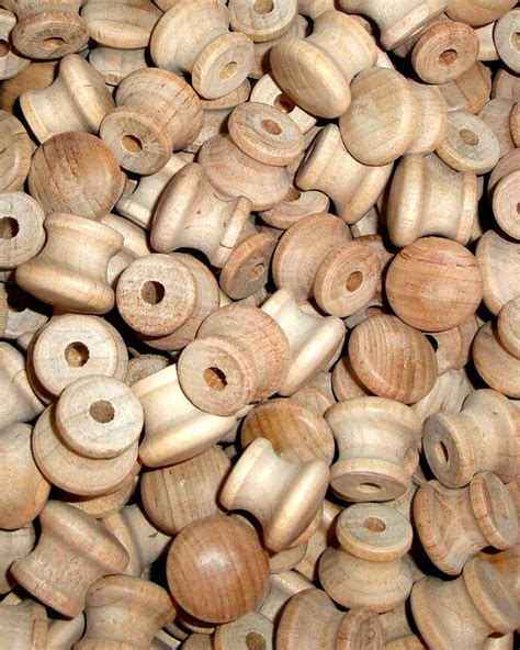 34 Birch Wood Unfinished Drawer Knobs Pulls Handles Natural Wood