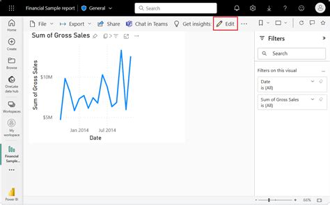 자습서 Power Bi 서비스에서 만들기 시작 Power Bi Microsoft Learn